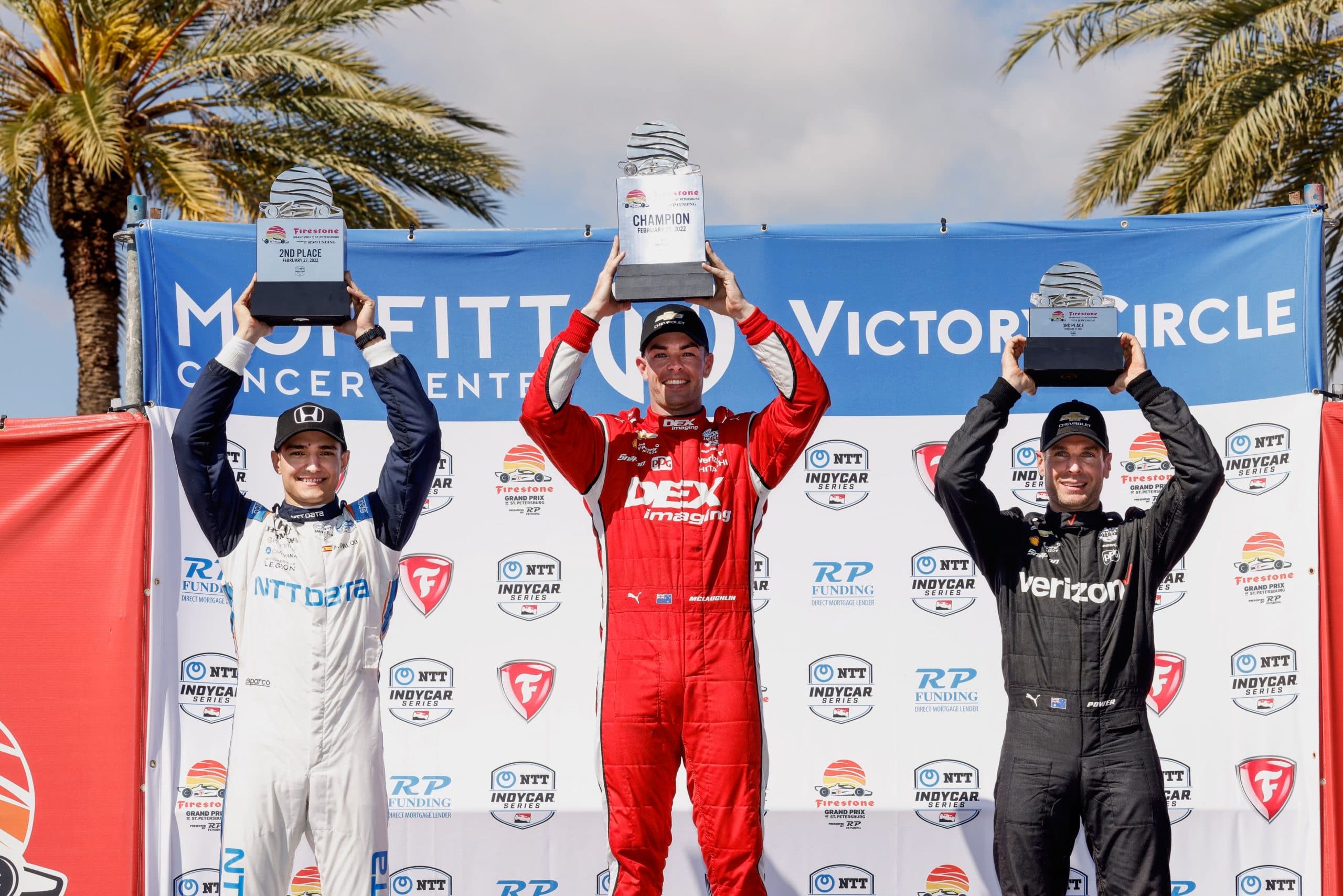 DEX INDYCAR Driver Scott McLaughlin Wins Top Honors at the Firestone Grand Prix of St. Petersburg