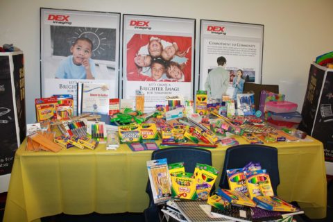 DEX Imaging School Supply Drive