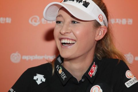 Nelly Korda Closeup