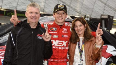 Jeff Burton, Harrison Burton, Kim Burton