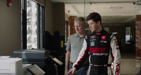 Jeff and Harrison Burton Tour Our HQ