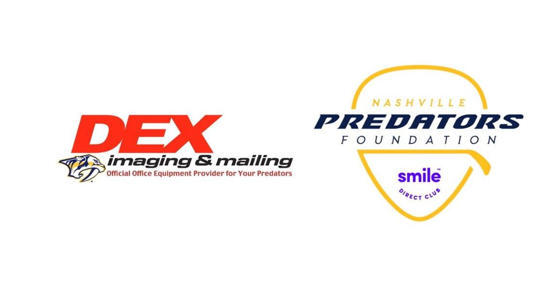 DEX Imaging and Mailing and the Nashville Predators logos